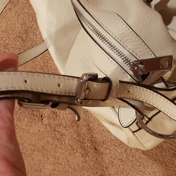 Vince Camuto White and Silver Shoulder Bag/Backpack - Picture 7 of 15